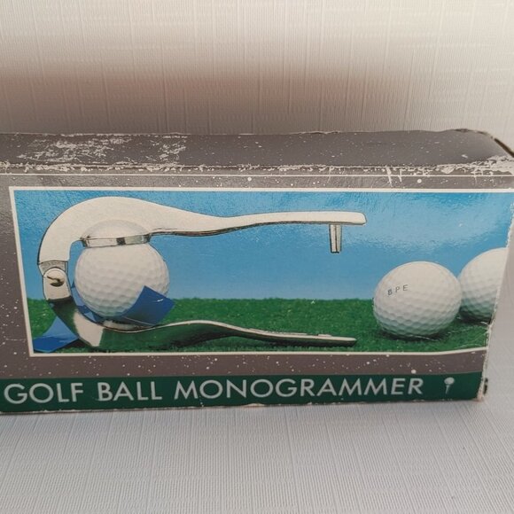 VINTAGE Golf Ball Monogrammer Tool STAR CASE Golf Ball Marker Dispute Resolution - Picture 6 of 8